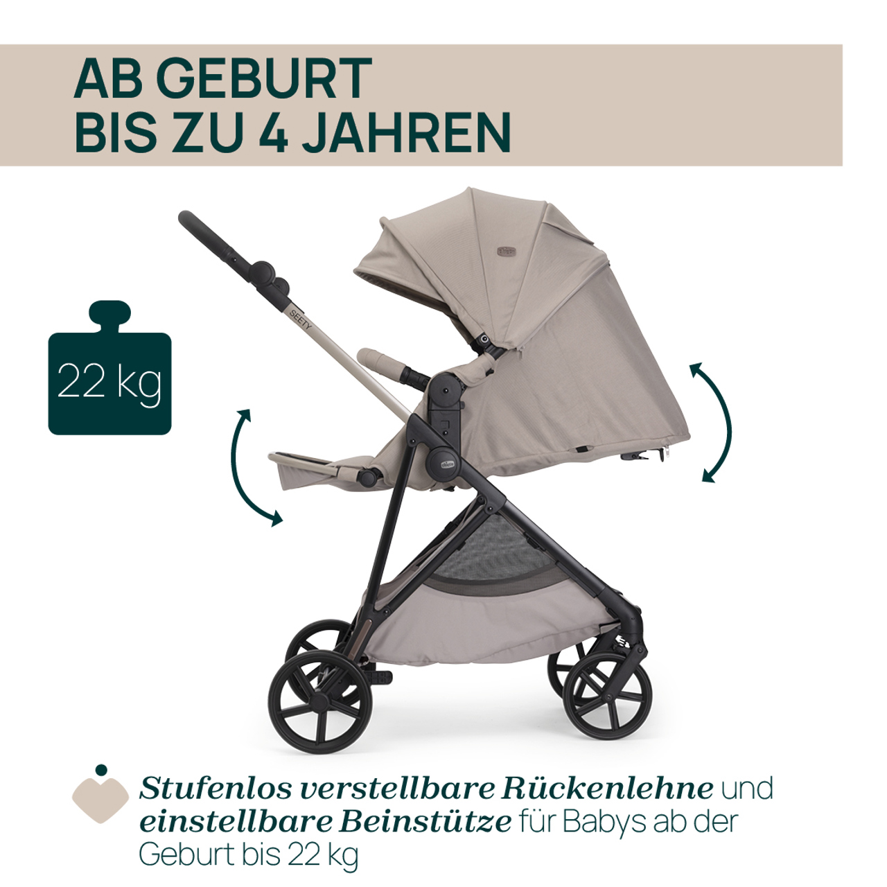 Seety Kinderwagen null - 3
