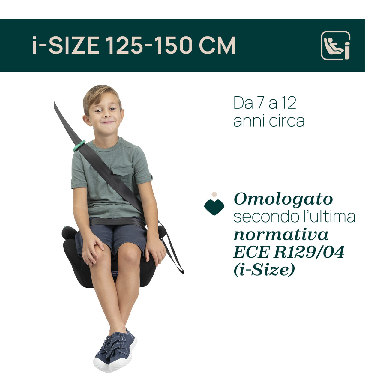 Seggiolino Auto Quasar i-Size (125-150 cm) Chicco - 2
