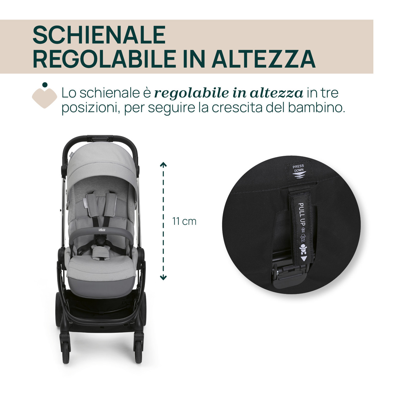 Passeggino One4Ever Lounge Chicco - 1