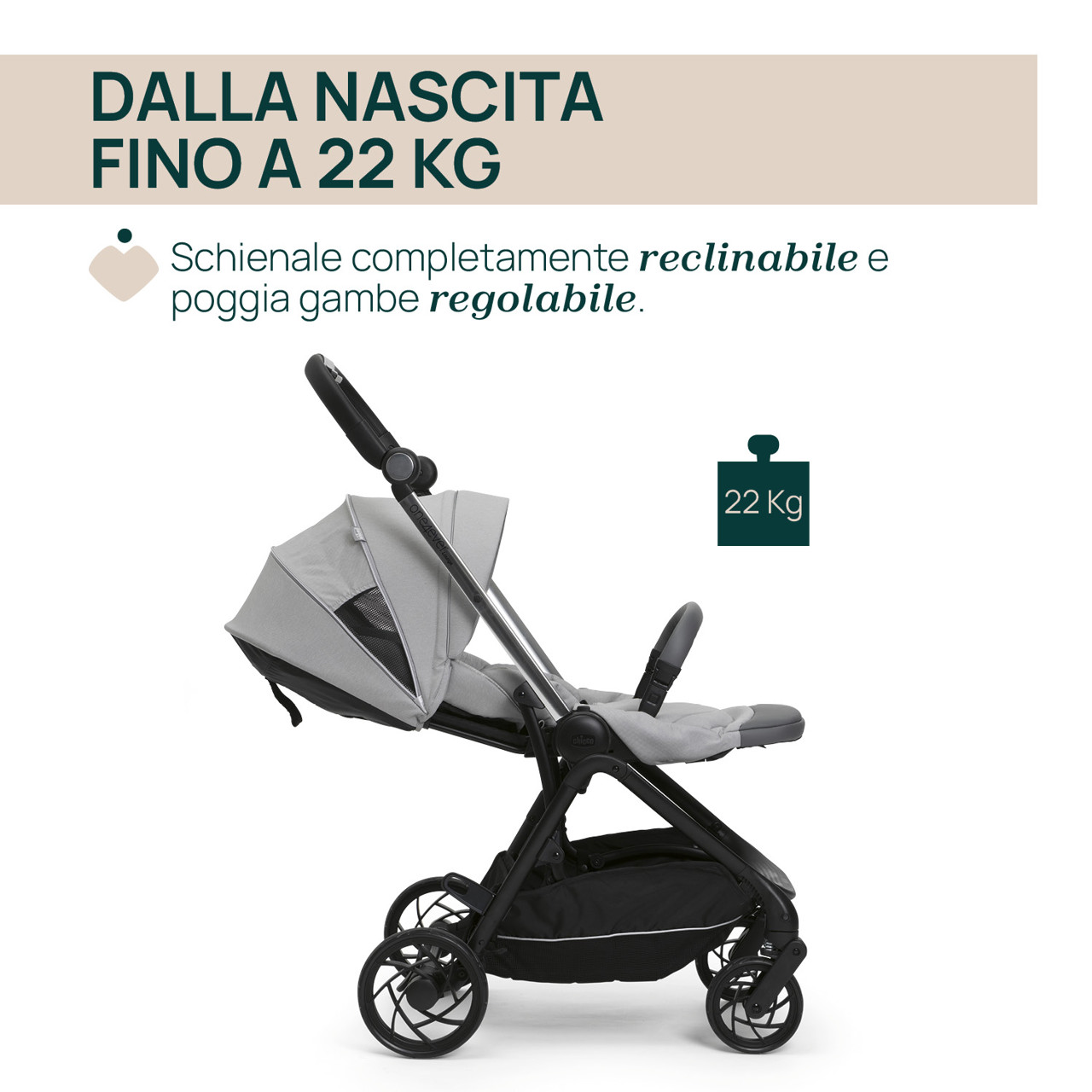 Passeggino One4Ever Lounge Chicco - 4