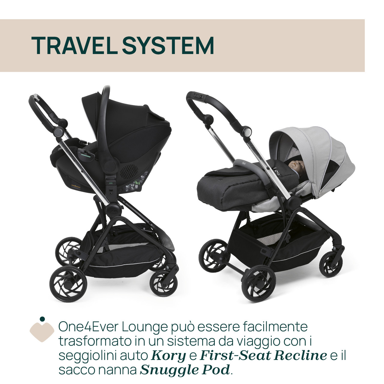 Passeggino One4Ever Lounge Chicco - 6
