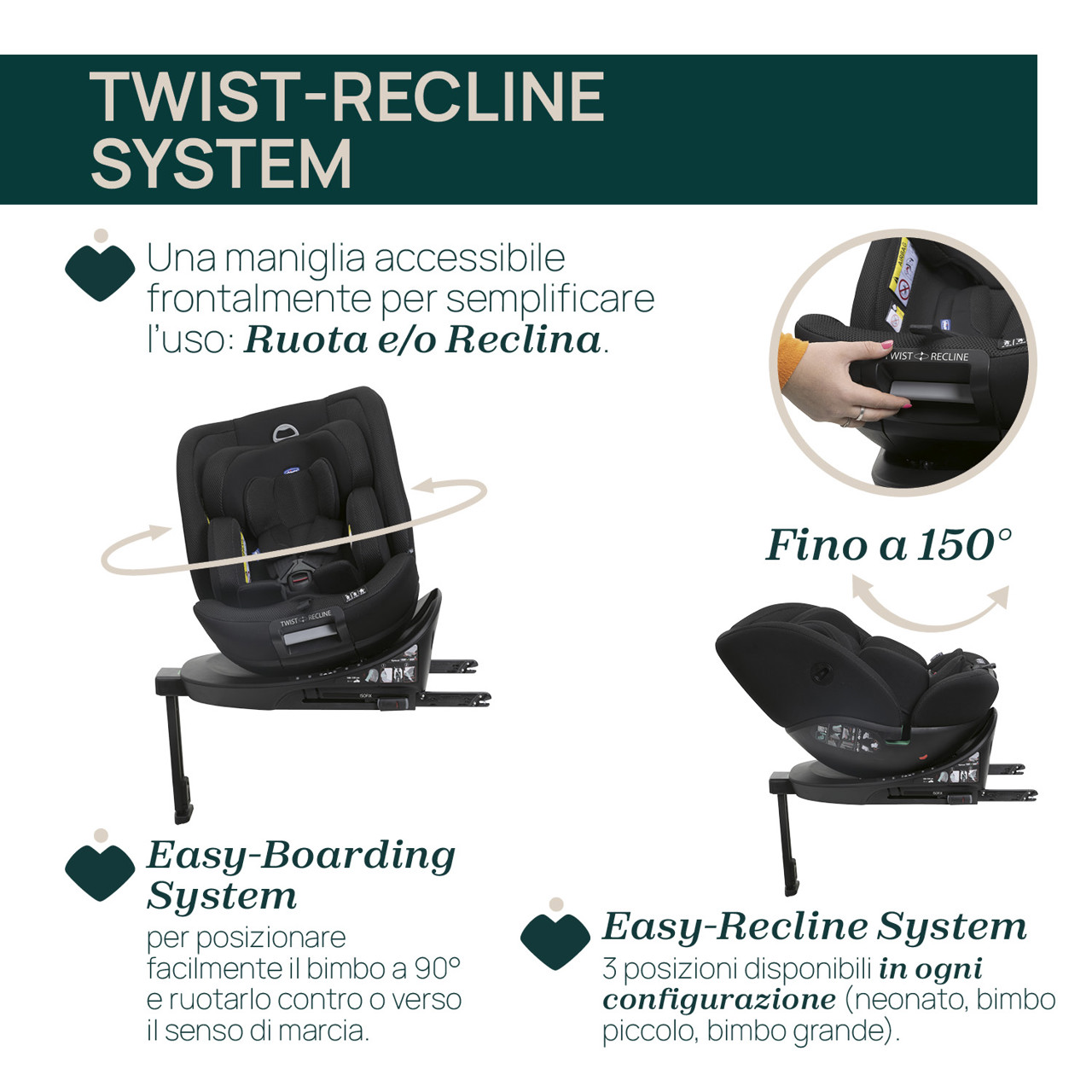 Seggiolino Auto EverOne i-Size (40-150 cm) Chicco - 5