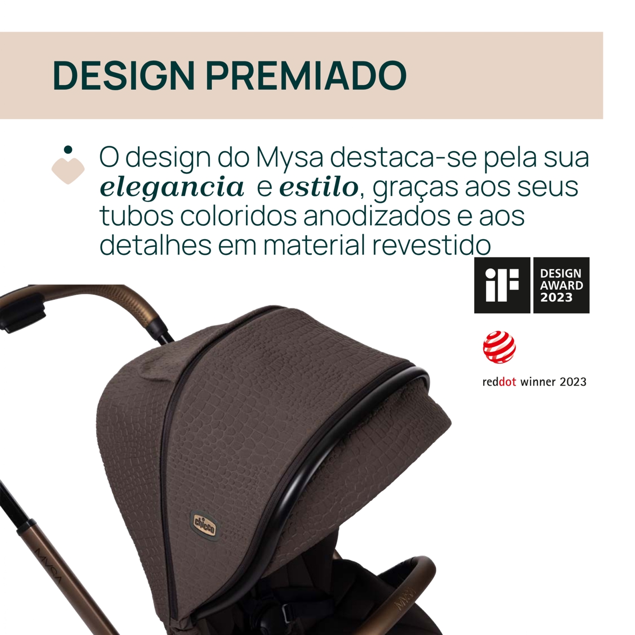 Trio Mysa c/Kory Plus Bronze Lizard Chicco - 4