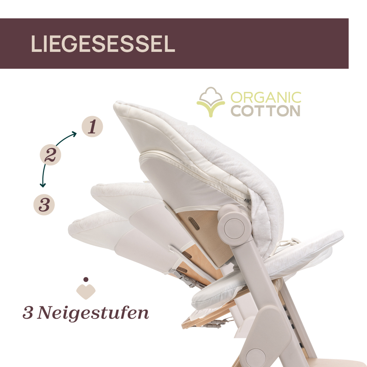 Mitwachsender Hochstuhl Meraviglia Up aus Holz null - 3