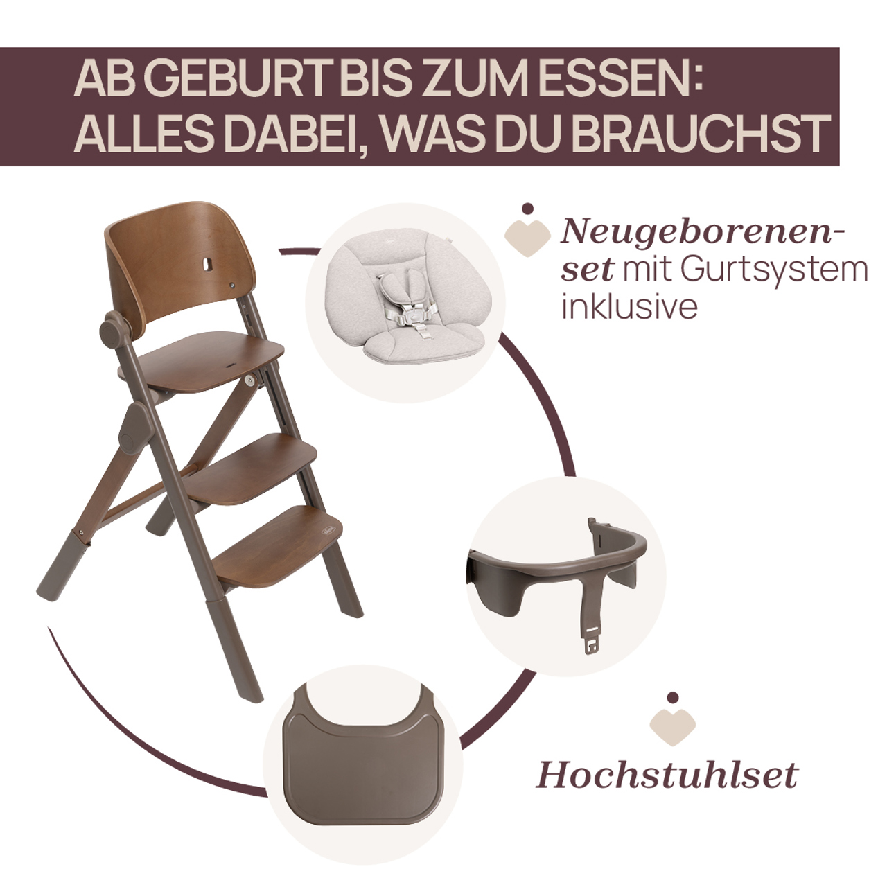 Mitwachsender Hochstuhl Meraviglia Up aus Holz null - 2
