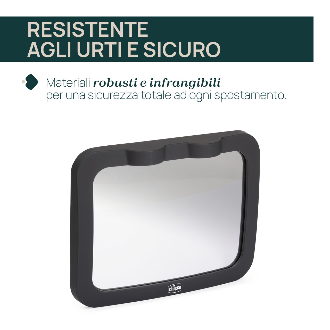 Specchio retrovisore LED per sedile posteriore null - 7