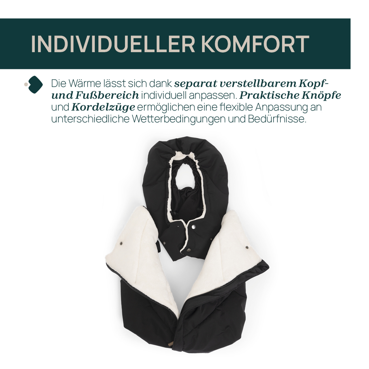 Fu&szlig;sack f&uuml;r Babyschale null - 3