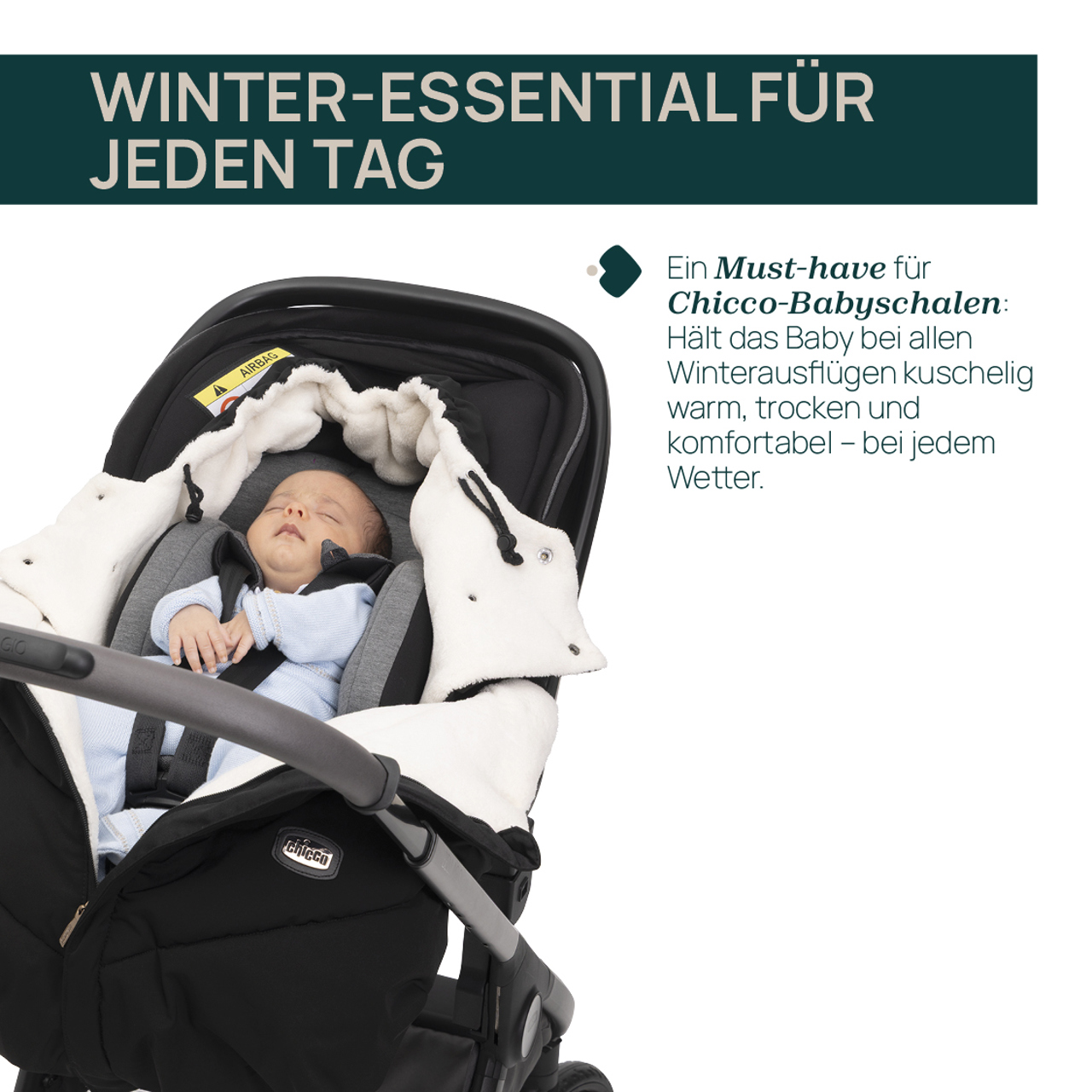 Fu&szlig;sack f&uuml;r Babyschale null - 4