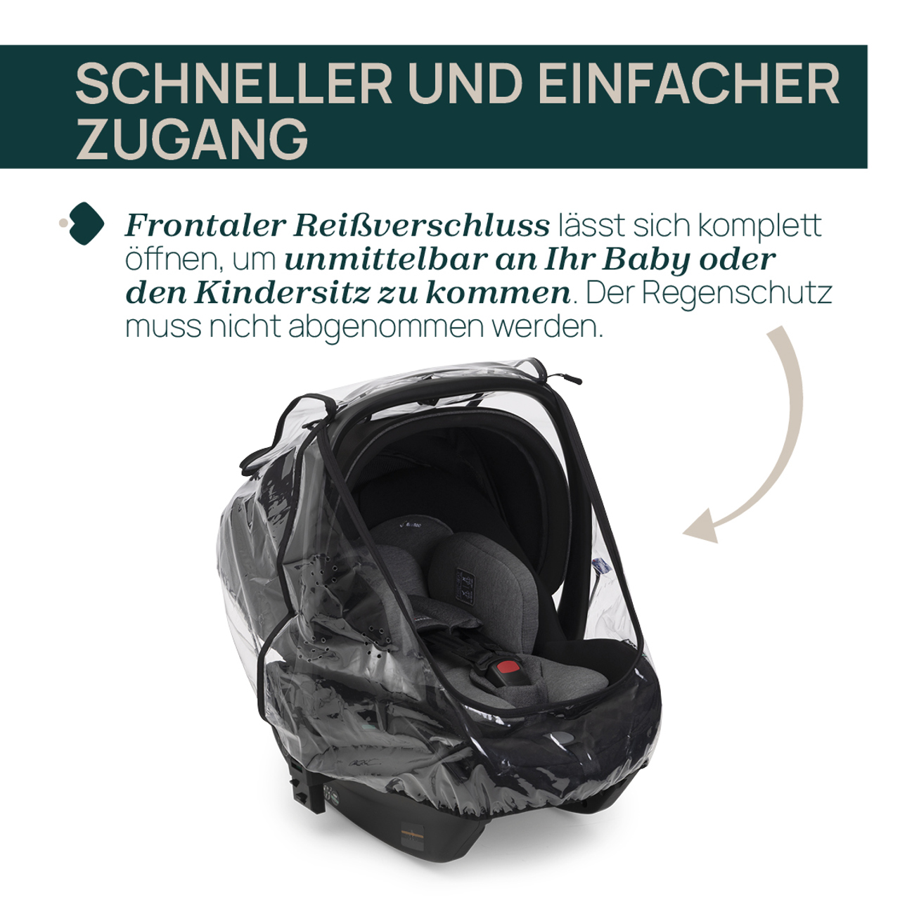 Regenschutz f&uuml;r Babyschale null - 2