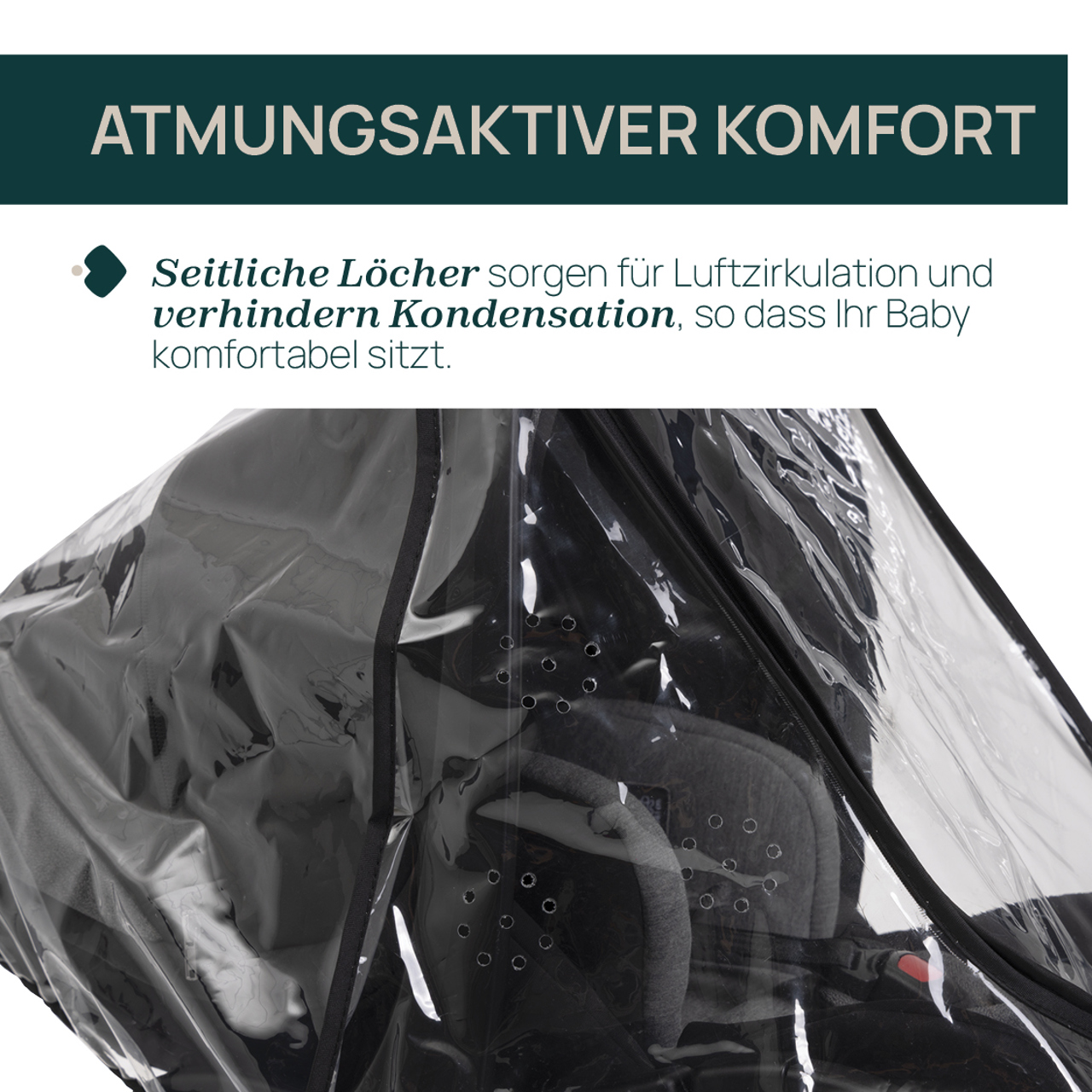 Regenschutz f&uuml;r Babyschale null - 3