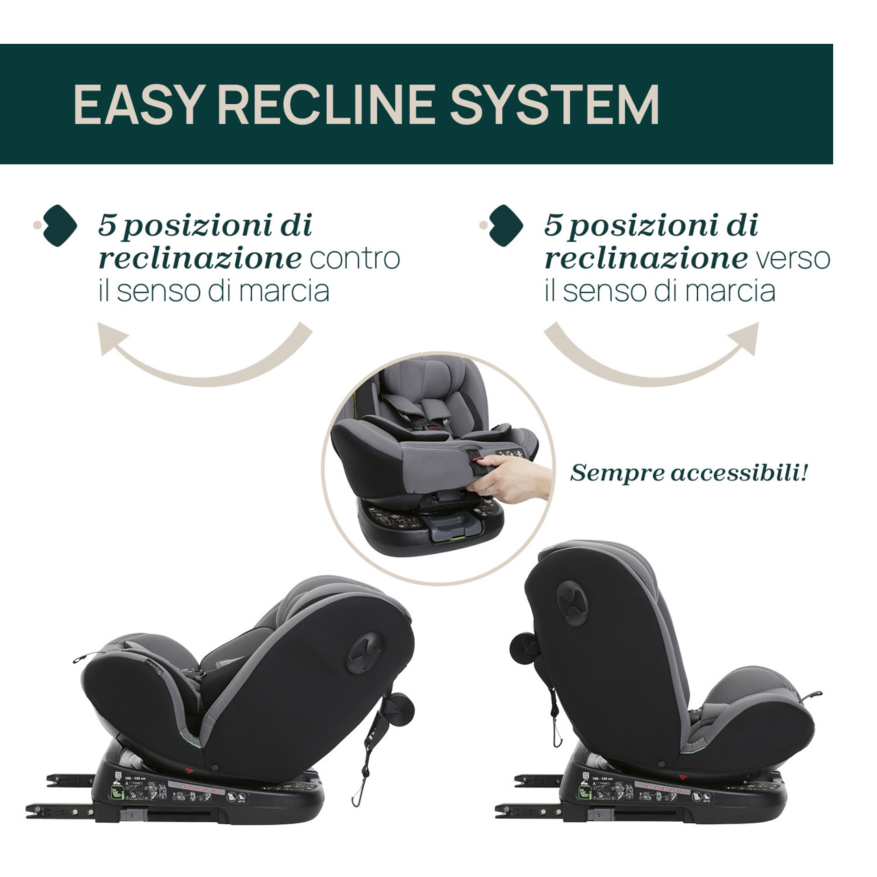 Seggiolino auto Unico Evo (40-150 cm) null - 9