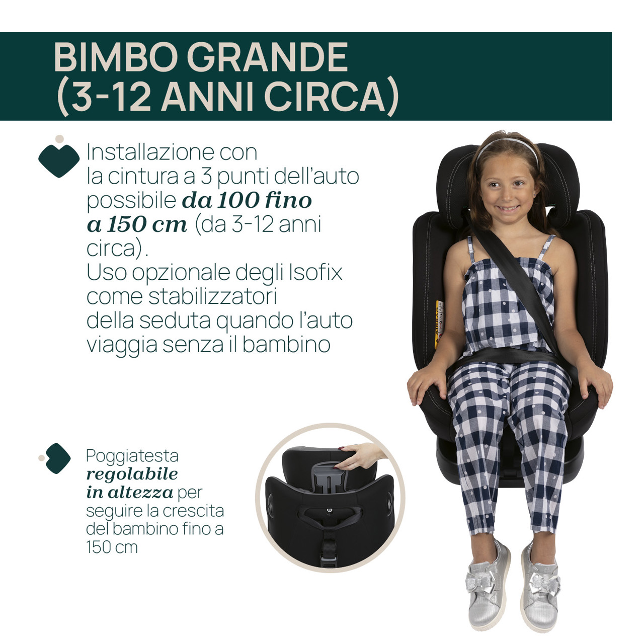 Seggiolino auto Unico Evo (40-150 cm) null - 6
