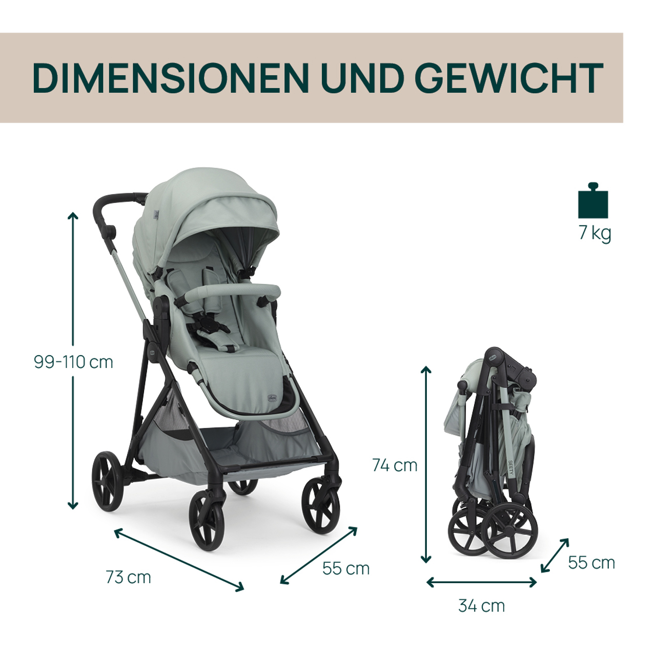 Seety Kinderwagen null - 1