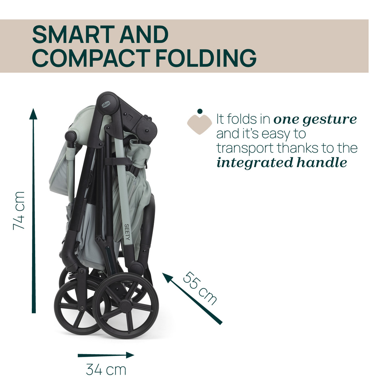 Seety 2 Kinderwagen Chicco - 1