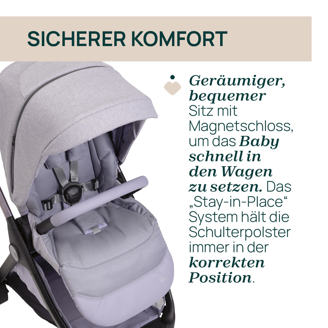 Bellagio, modularer Kinderwagen null - 5