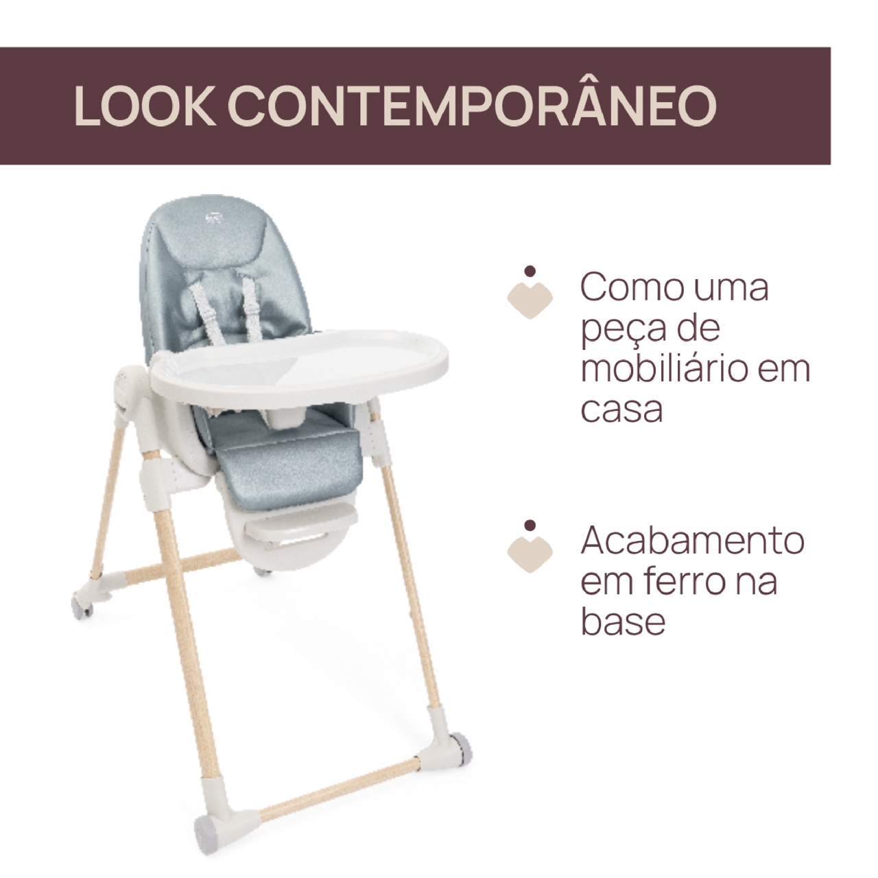 Cadeira de Papa Polly Armonia Chicco - 2