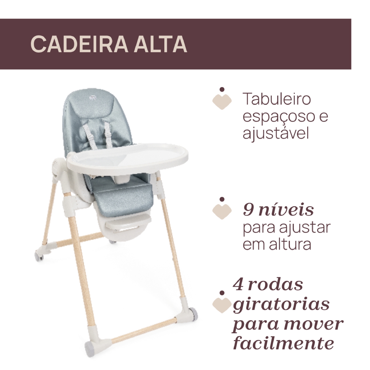 Cadeira de Papa Polly Armonia Chicco - 6