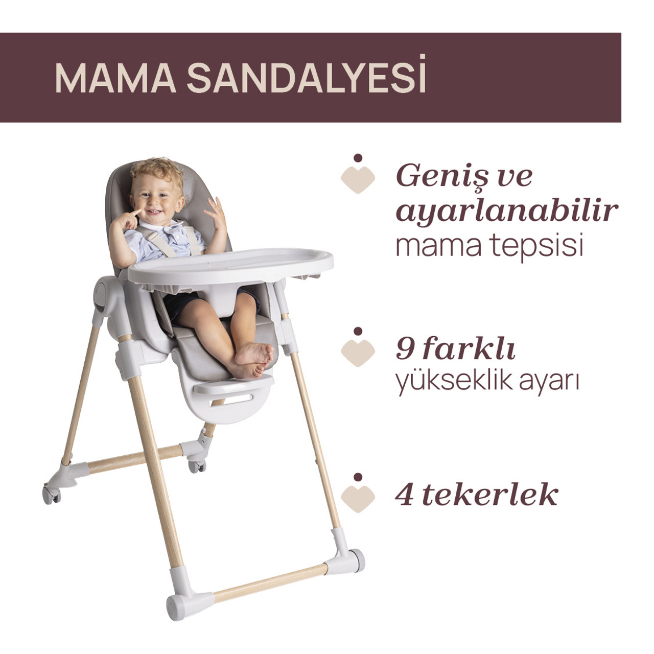 Polly Armonia Mama Sandalyesi null - 7