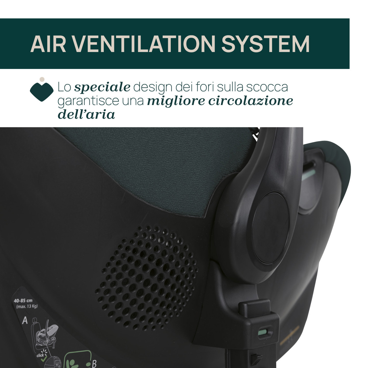 Seggiolino Auto Kory Plus i-Size (40-85 cm) null - 6