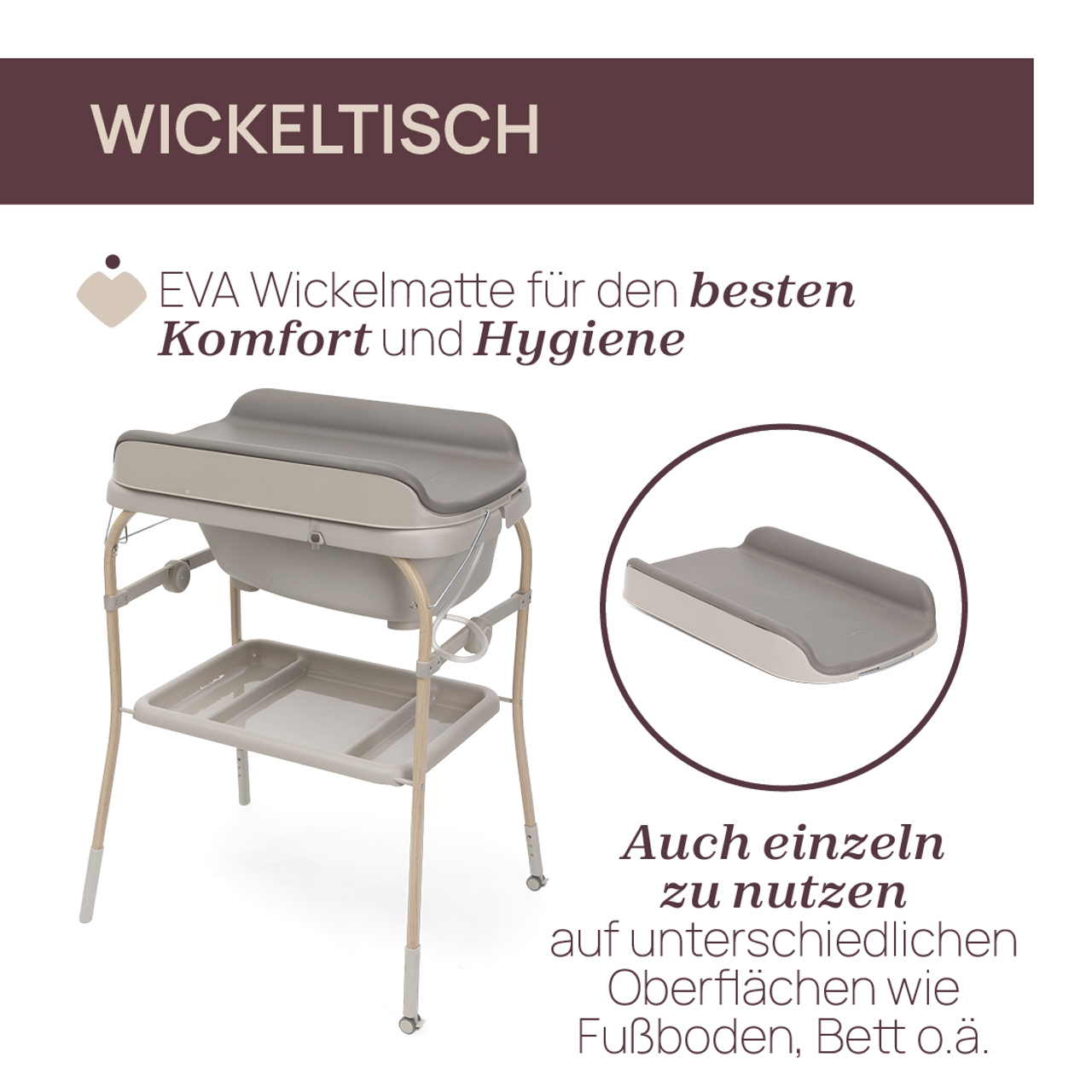 Bade- und Wickelkombi Soft Bubble Armonia null - 2