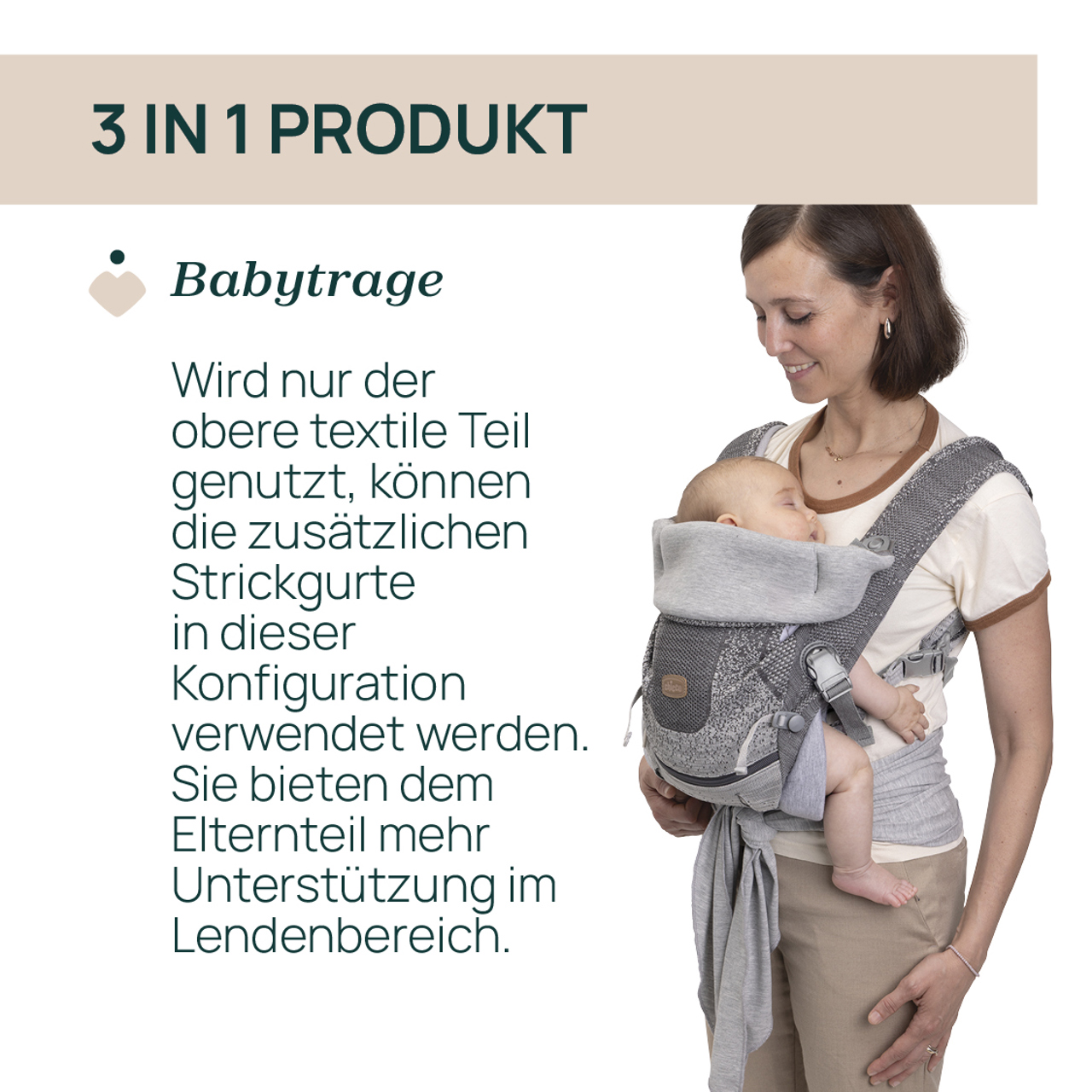 Airy Hip Fit Babytrage 3 in 1 null - 4