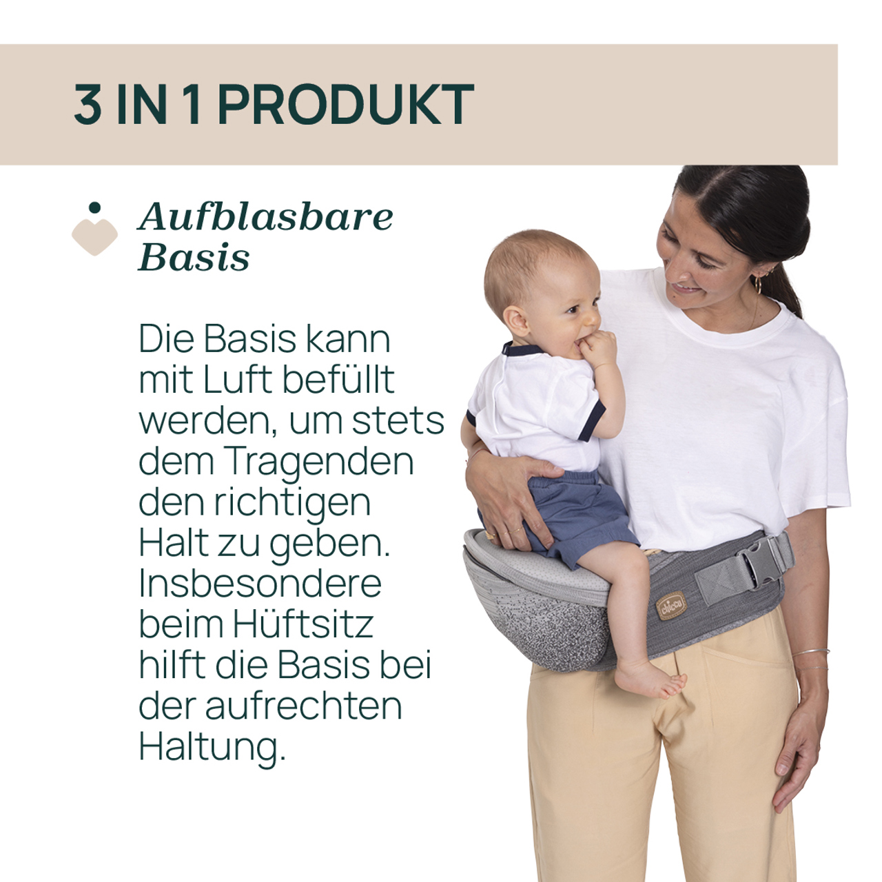 Airy Hip Fit Babytrage 3 in 1 null - 5