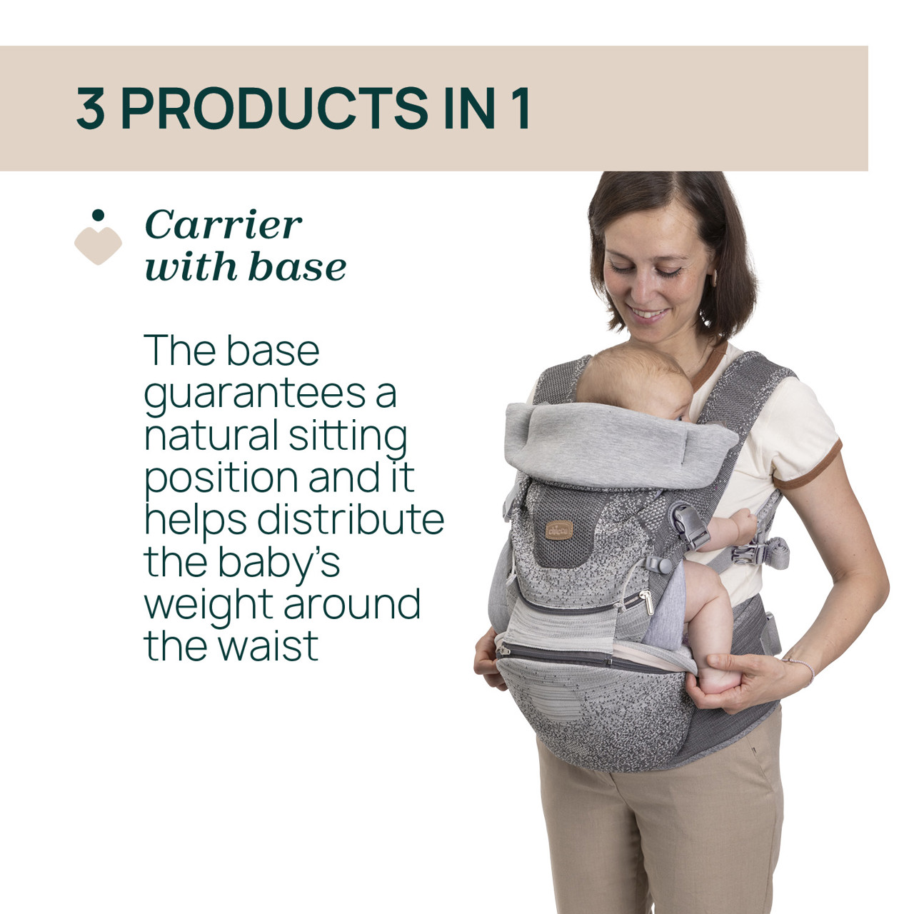 Porte-b&eacute;b&eacute; Airy Hip Fit null - 3