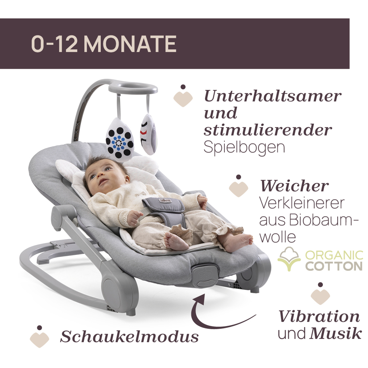 Schaukelwippe Mia mit Vibration null - 1