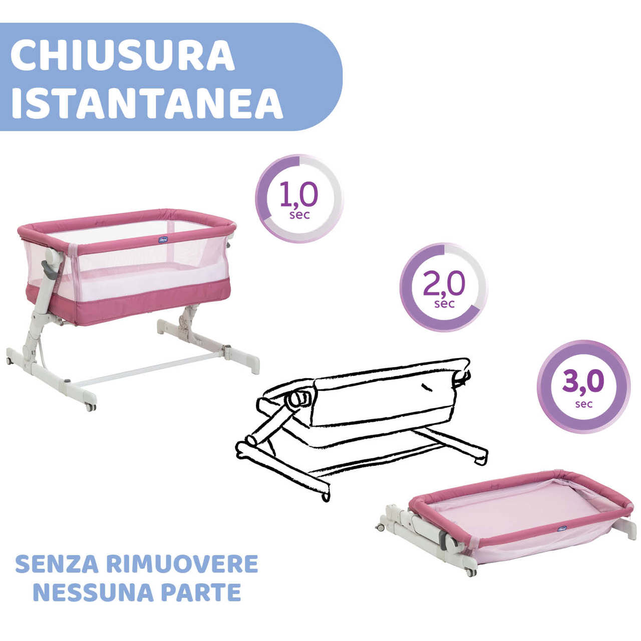 Chicco Next2Me Pop Up Culla Cosleeping image number 6