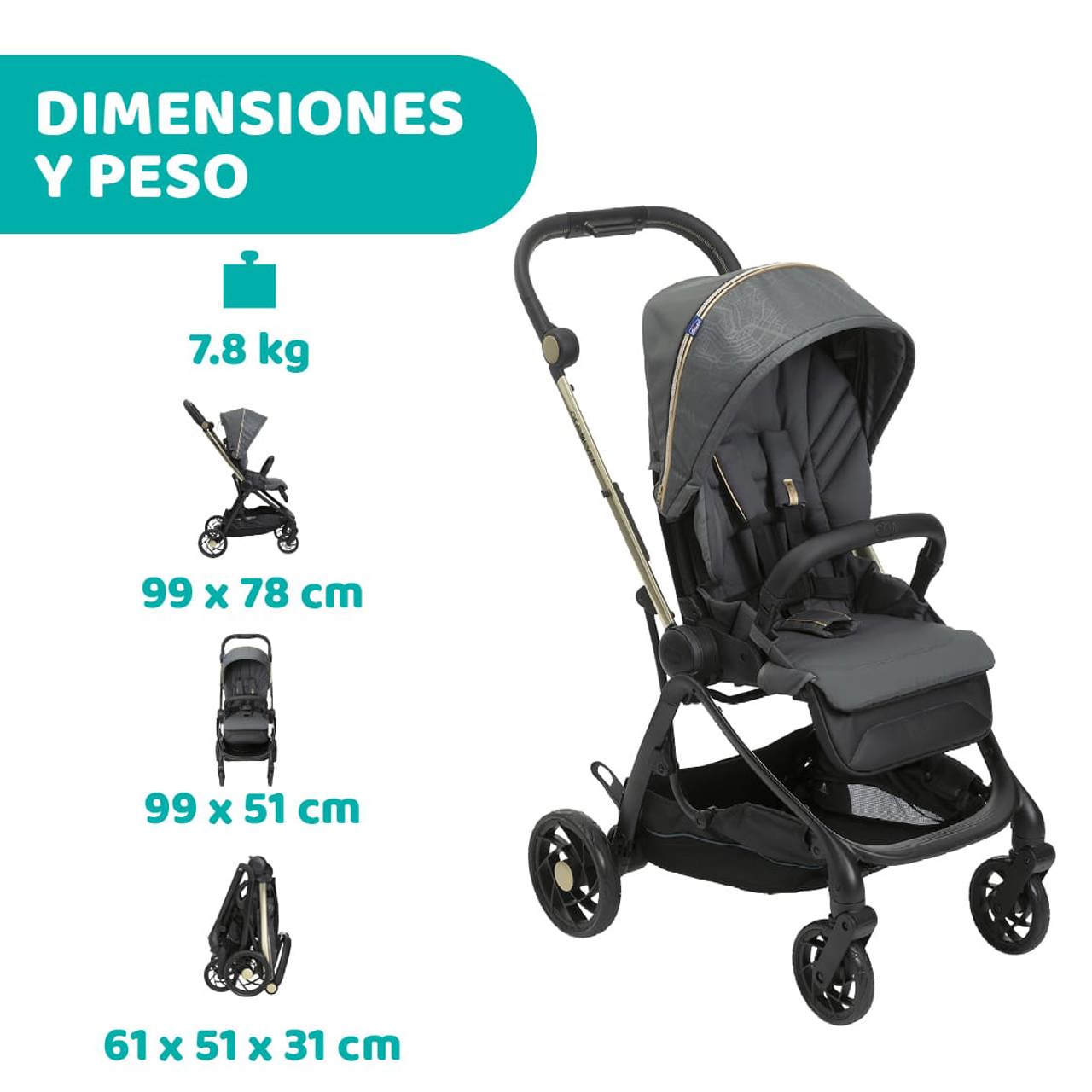 Carro One4Ever Light City Map Re Lux Eco+ Chicco - 1