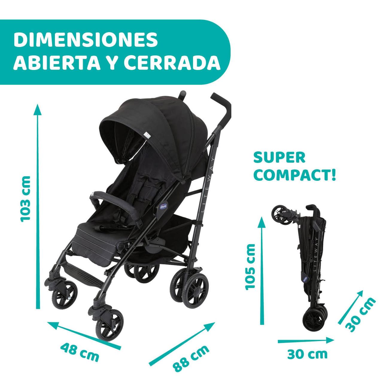Liteway 4 Silla paseo bebé Chicco - 10