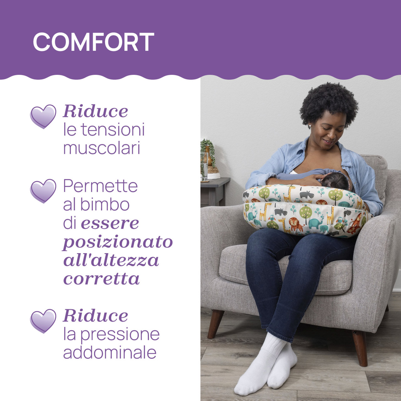 Cuscino allattamento Boppy Deluxe Chicco - 11