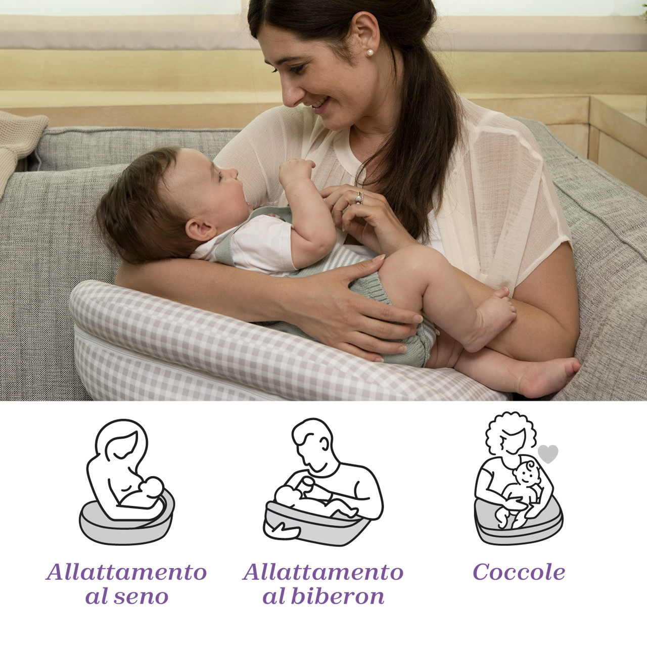 Cuscino allattamento Boppy Deluxe null - 8