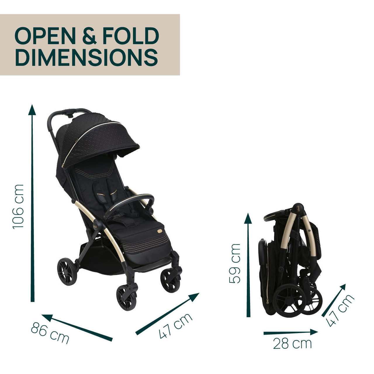 GOODY XPLUS BLACK RE_LUX I WÓZEK SPACEROWY null - 8