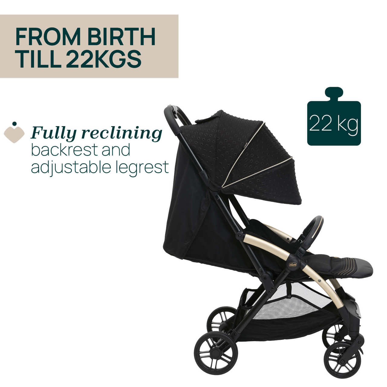 GOODY XPLUS BLACK RE_LUX I WÓZEK SPACEROWY null - 9