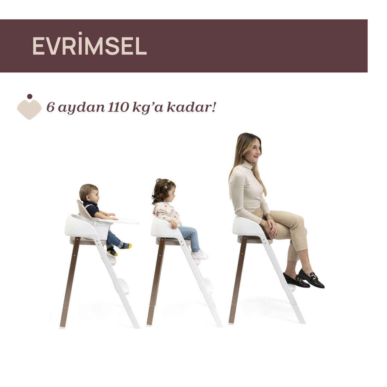 Crescendo Up Mama Sandalyesi null - 9