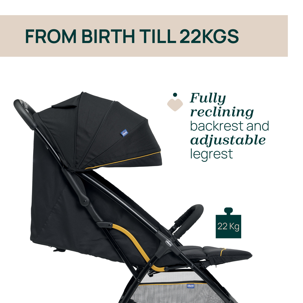 Silla de paseo ligera Glee null - 4