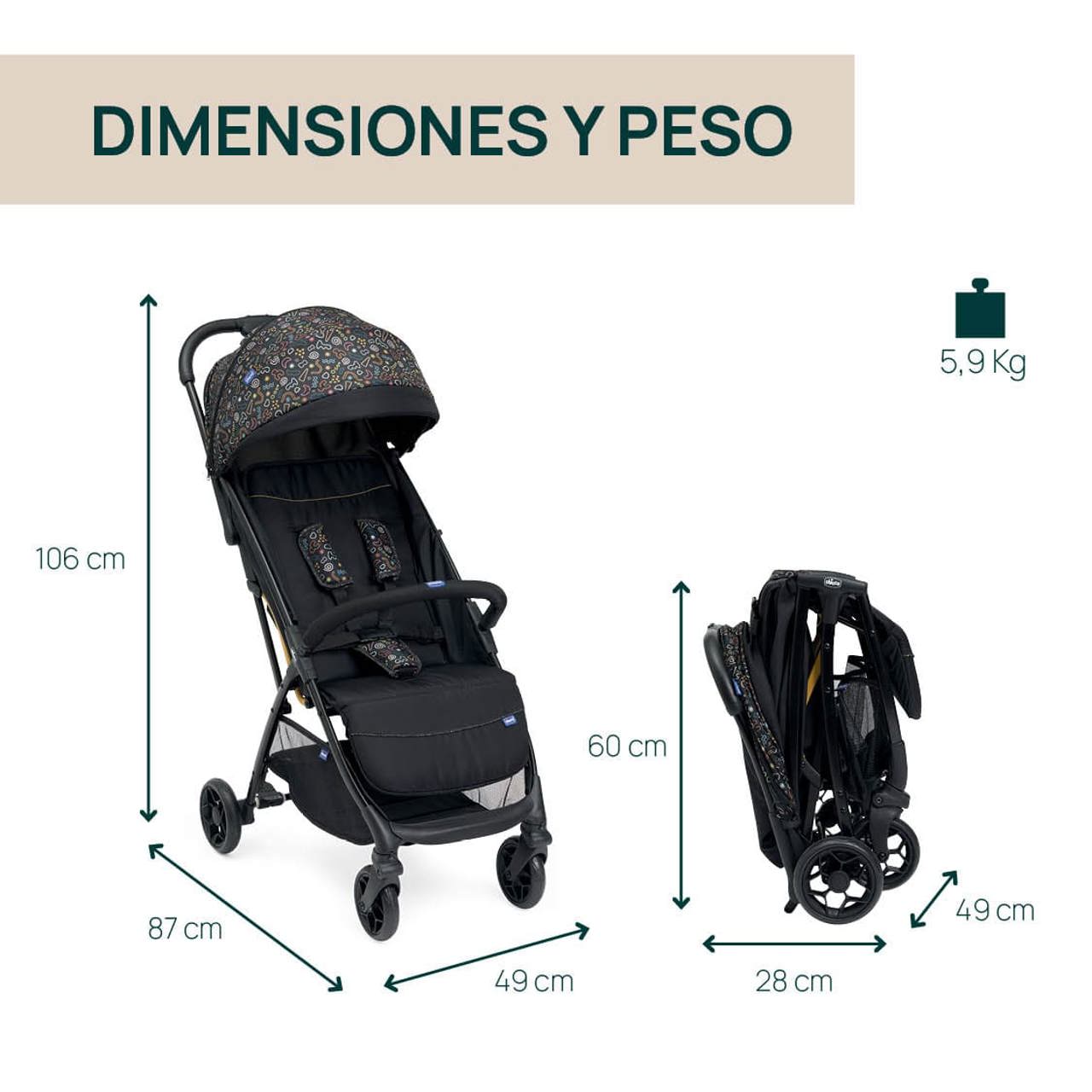 Silla de paseo ligera Glee Chicco - 3