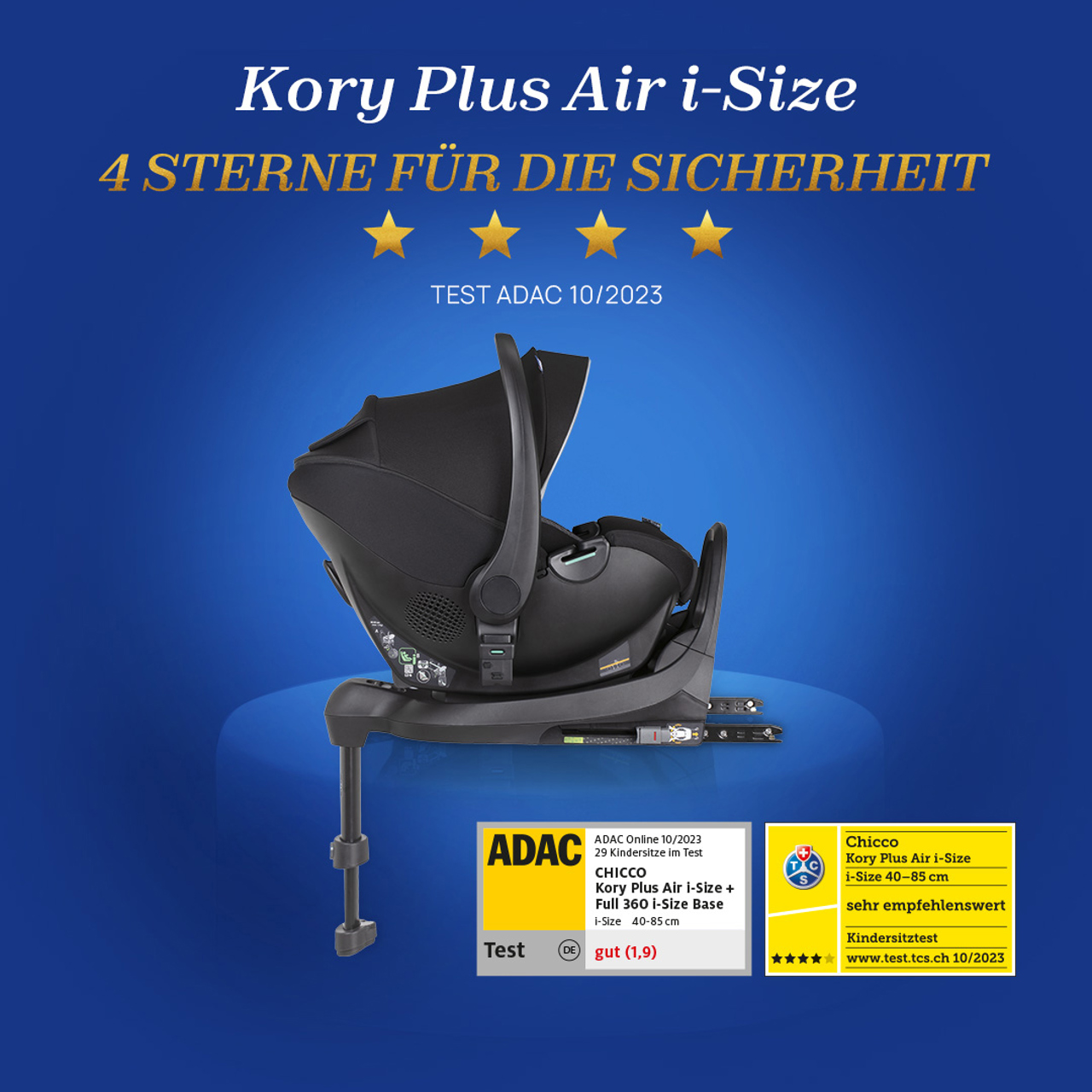 Autositz Kory I-Size AIR (40-85 cm) null - 9