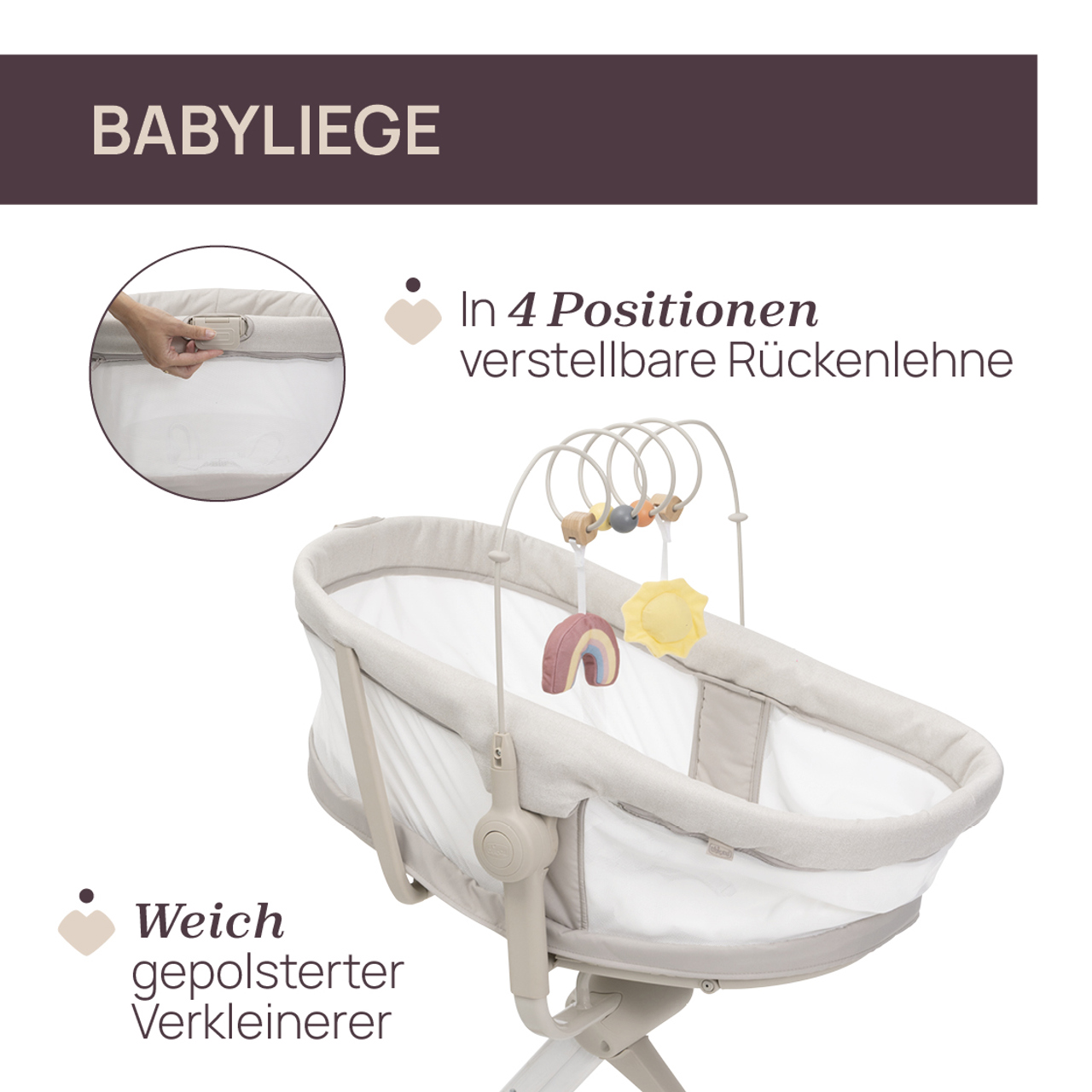 Mitwachsender Stubenwagen Baby Hug 4in1 Armonia null - 2