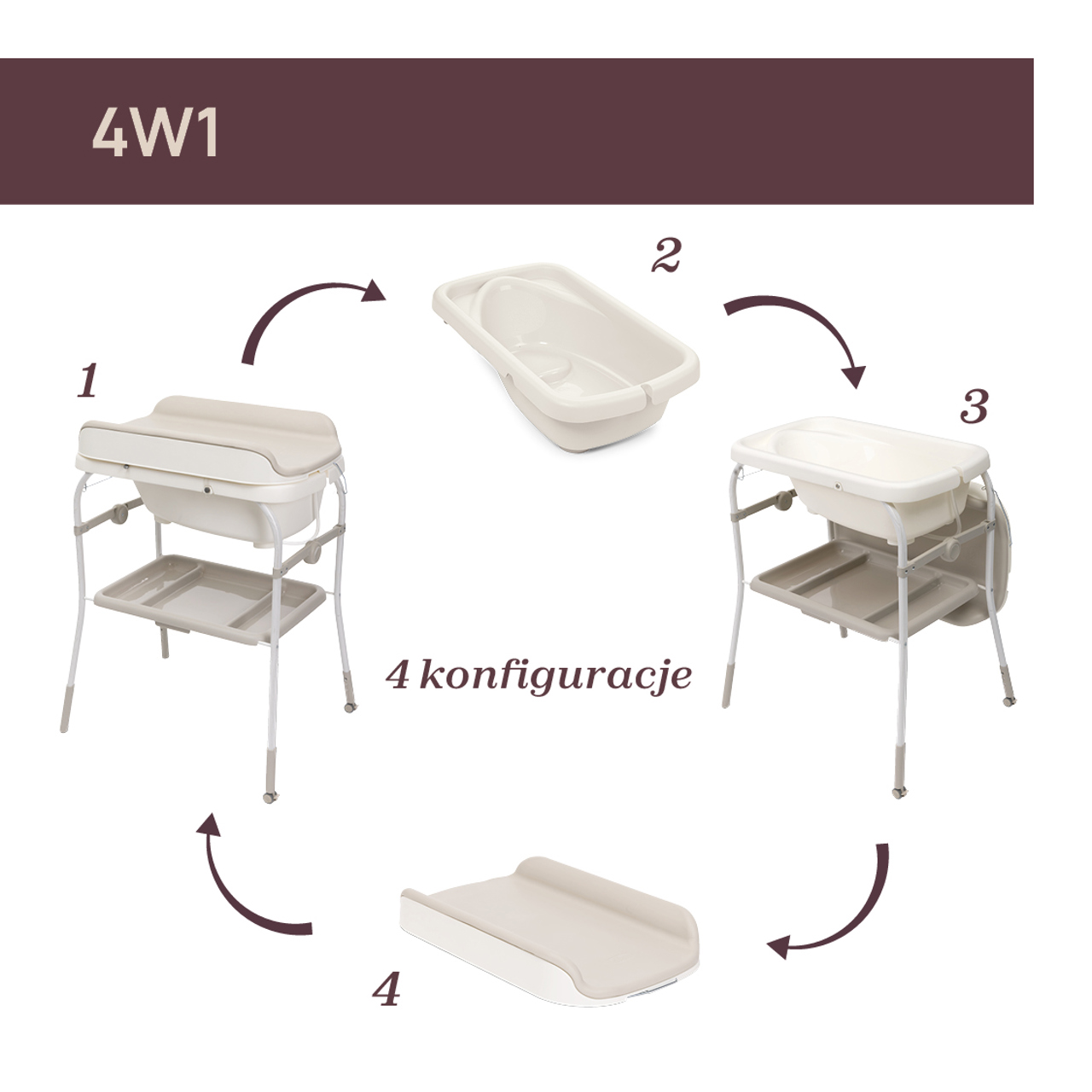 WANIENKA Z PRZEWIJAKIEM SOFT BUBBLE ARMONIA null - 1