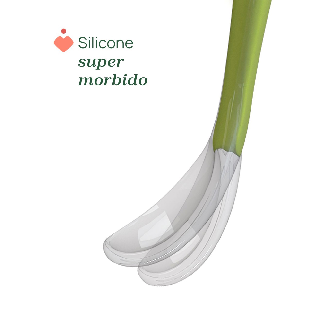 Cucchiaio in silicone morbido con custodia 6m+ null - 8