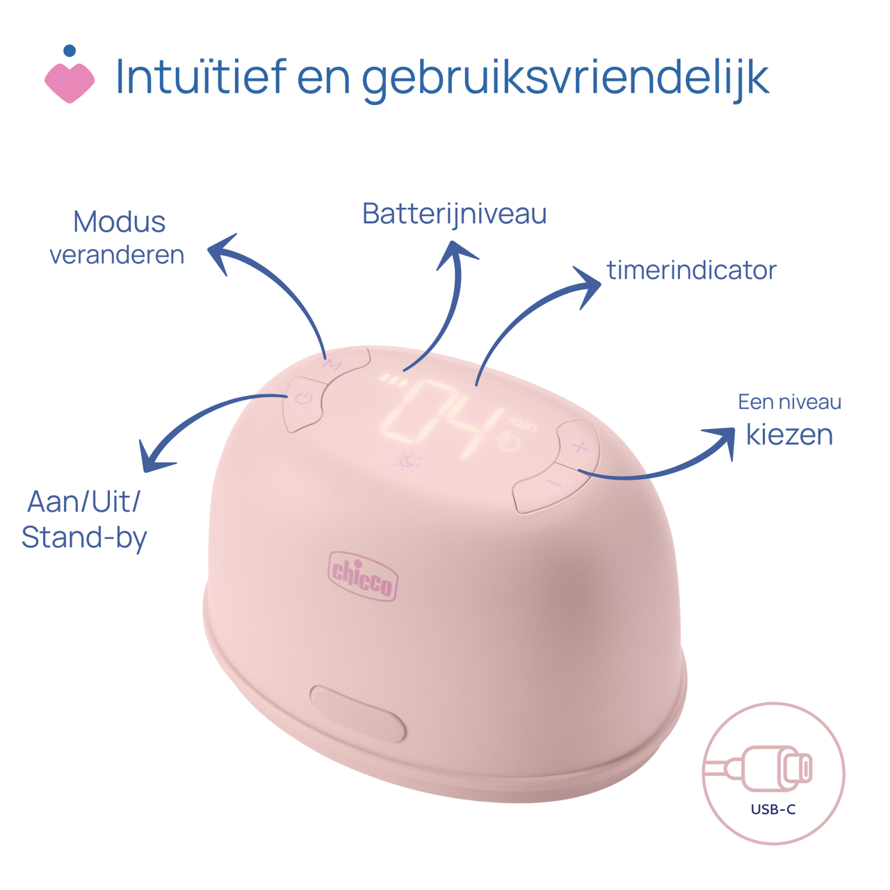 Elektrische borstkolf Stimolatte Chicco - 6