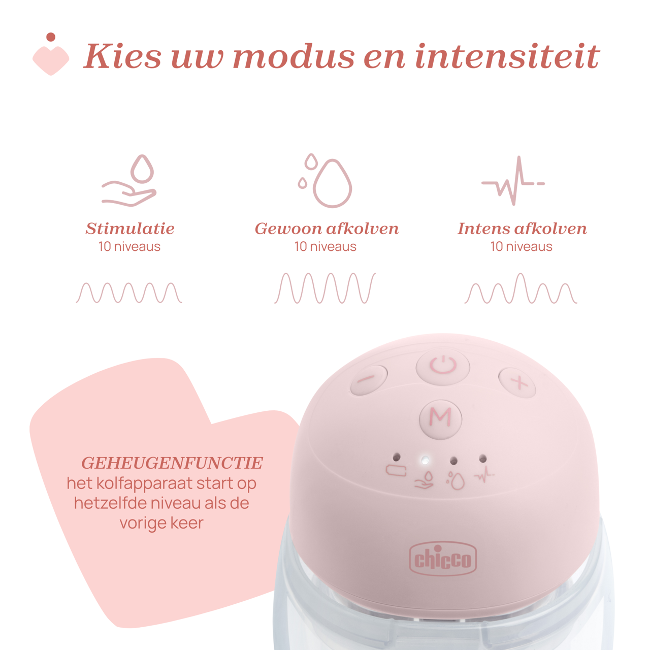 Draagbare borstkolf Chicco - 5