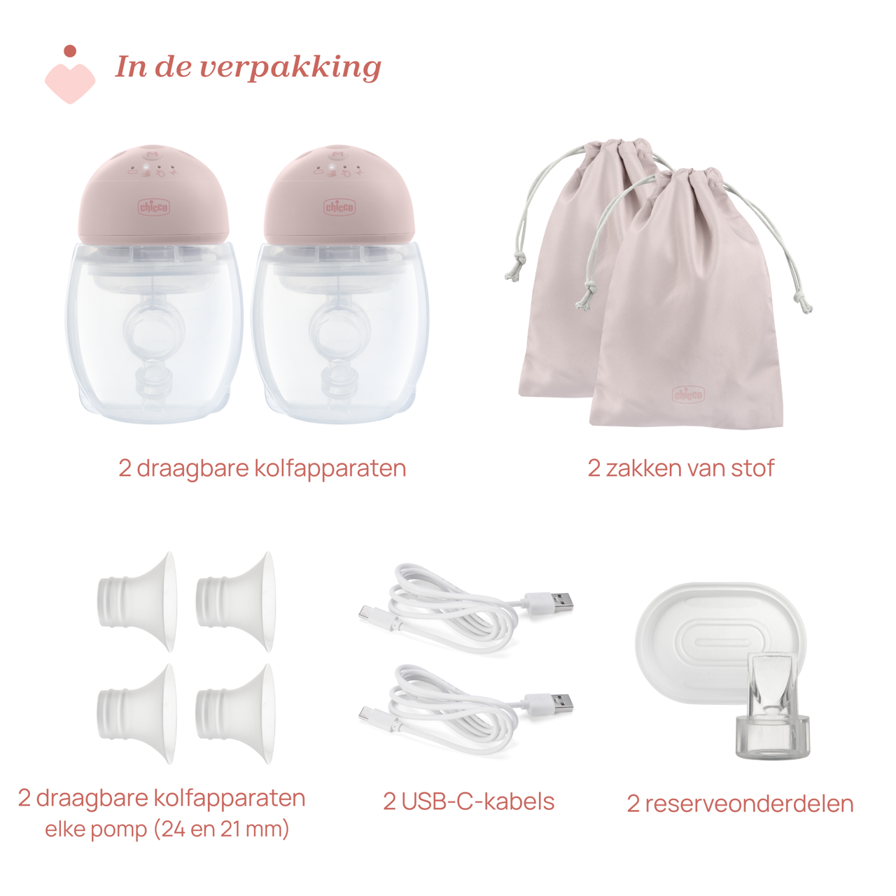 Draagbare borstkolf Chicco - 6