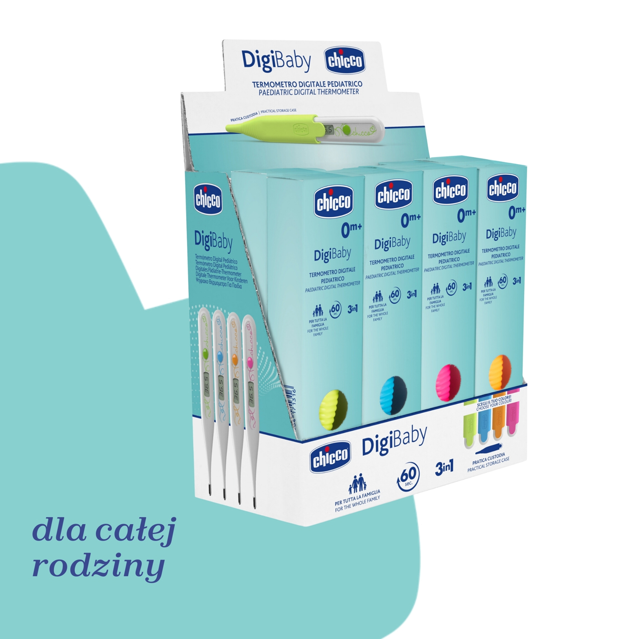 TERMOMETR CYFROWY PEDIATRYCZNY DIGI Baby null - 3