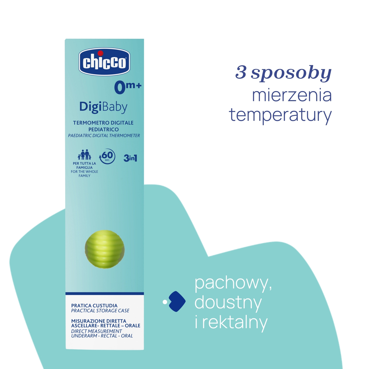 TERMOMETR CYFROWY PEDIATRYCZNY DIGI Baby null - 5