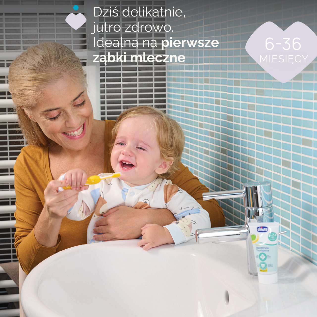 ZESTAW SZCZOTECZEK DO PIERWSZYCH ZĘBÓW 6-36M null - 6