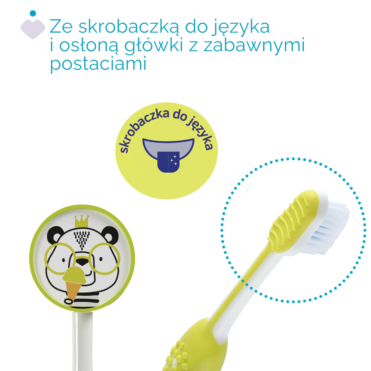 ZESTAW SZCZOTECZEK DO ZĘBÓW 3-6 LAT null - 5