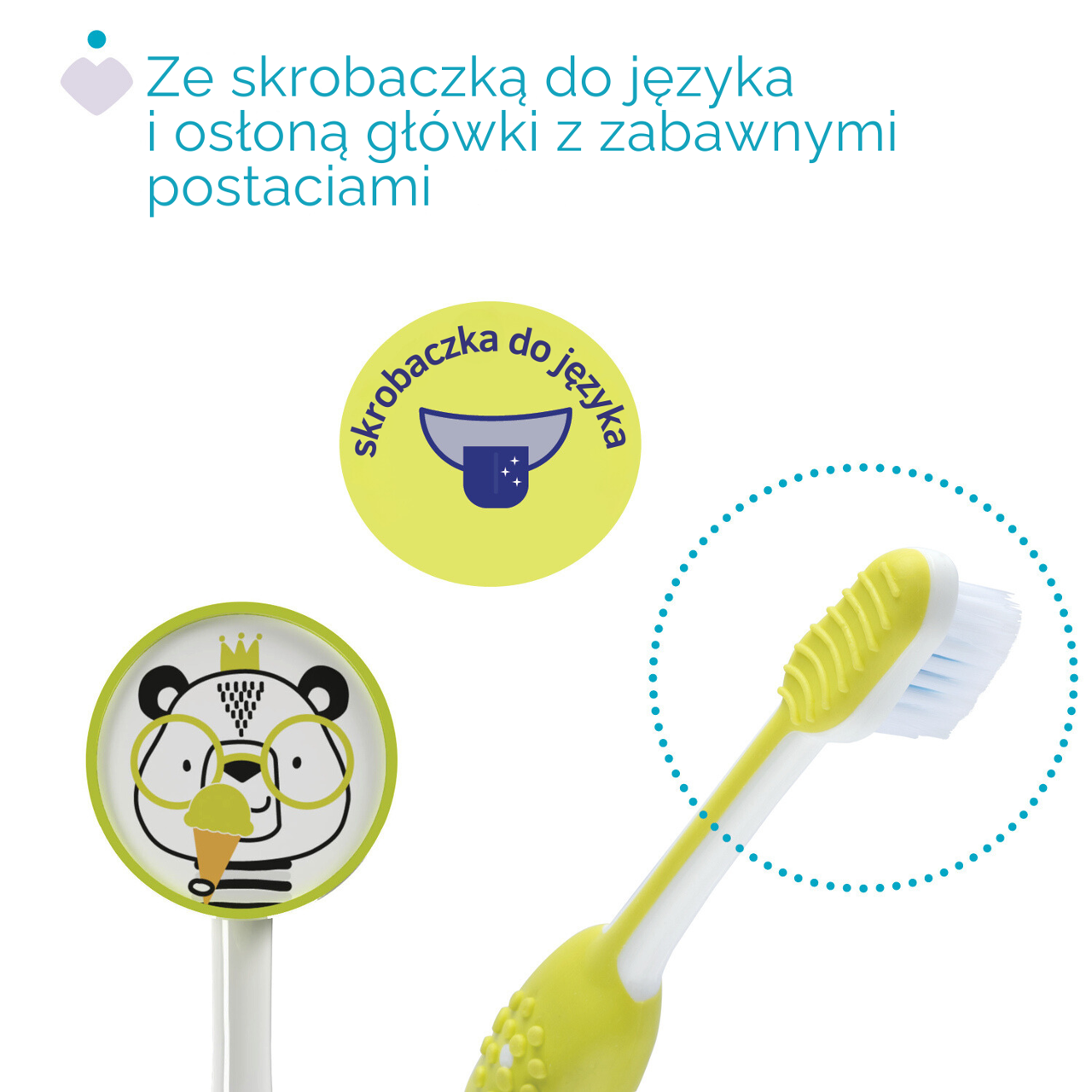 ZESTAW SZCZOTECZEK DO ZĘBÓW 3-6 LAT null - 7